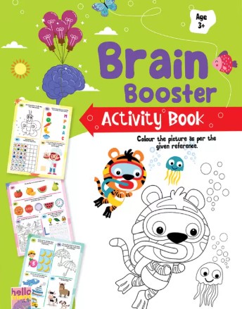 Brain Booster Activity Book for Kids Age 3+